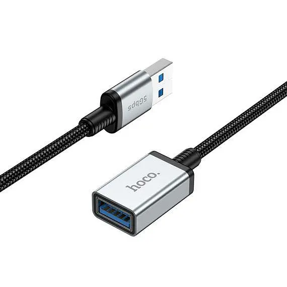 Кабель удлинитель USB3.0 to USB (F) — Hoco US10 5Gbit/s 0.5 метра - фото 2