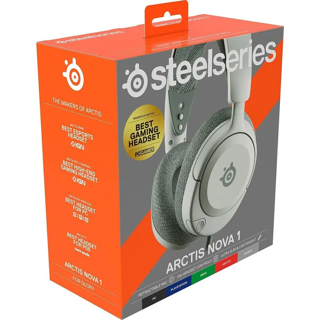 Ігрова гарнітура SteelSeries Arctis Nova 1 White (61607) - фото 8