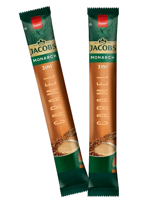 Напиток кофейный Jacobs 3 в 1 Caramel, 15 г (797980) - фото 2
