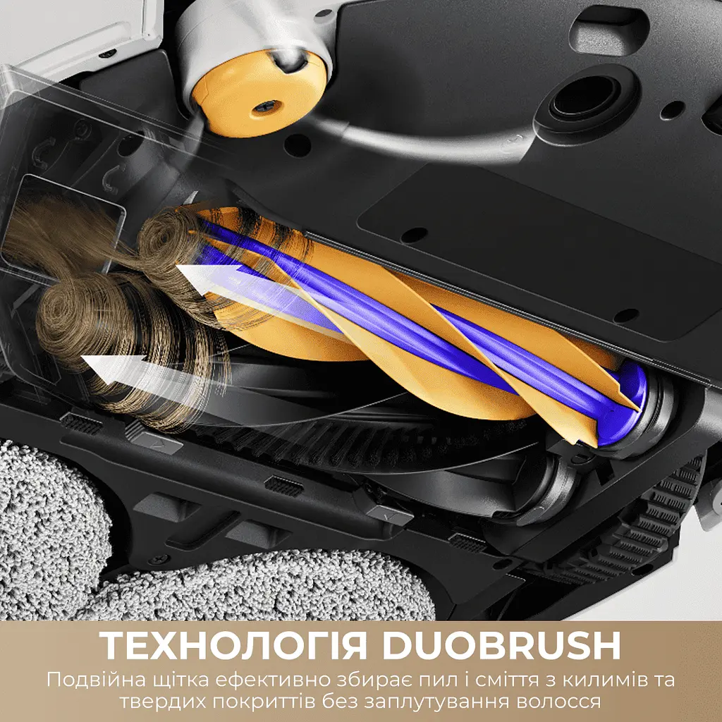 Робот-пилосос миючий Dreame Bot X60 Ultra Complete White - фото 11