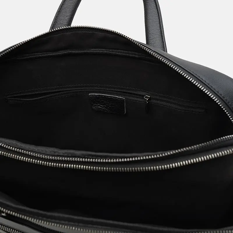 Чоловіча сумка Ricco Grande K17522-3-black 38х28х7 см Чорний - фото 6