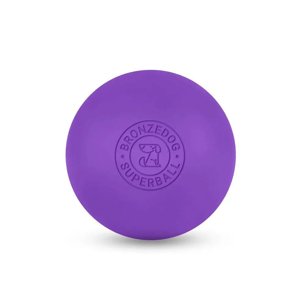 Іграшка для собак BronzeDog Superball 5 см фіолетовий - фото 3