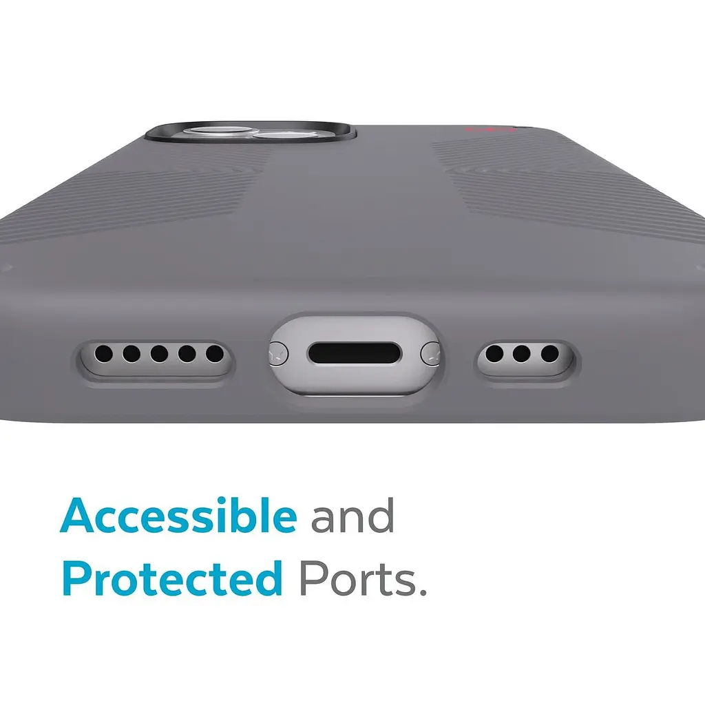 Чохол протиударний з антимікробним покриттям Speck Presidio2 Grip MagSafe 141759-9133 для Apple iPhone 13/14 (6.1") Grey - фото 5