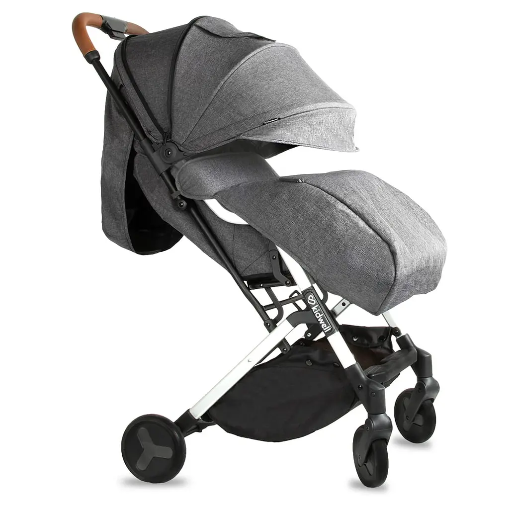 Прогулянкова коляска Kidwell Mavero Silver/Brown - фото 10