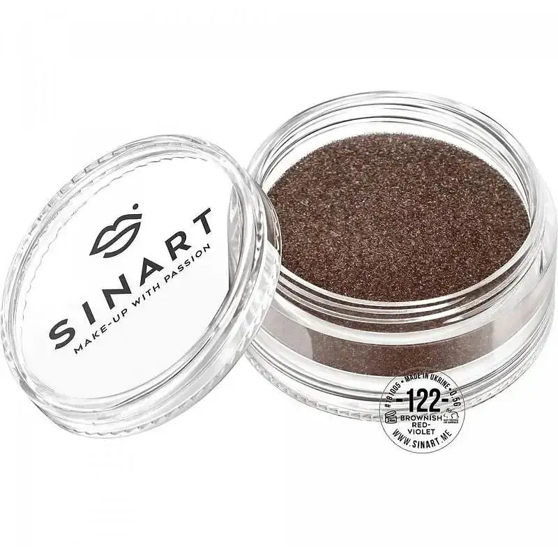 Розсипчасті тіні Sinart Make-Up With Passion 122 brownish red-violet - фото 2