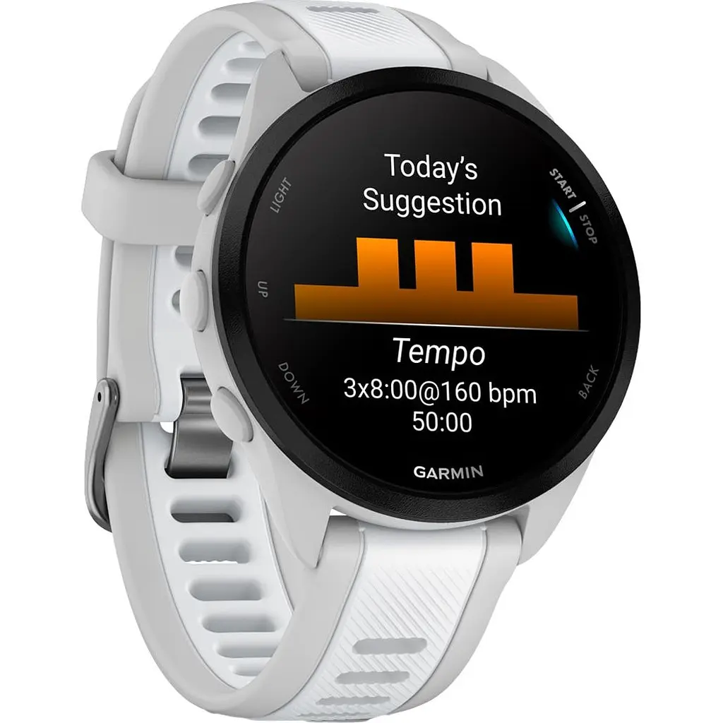 Смарт-годинник Garmin Forerunner 165 Mist Gray/Whitestone (010-02863-21) [178399] - фото 2
