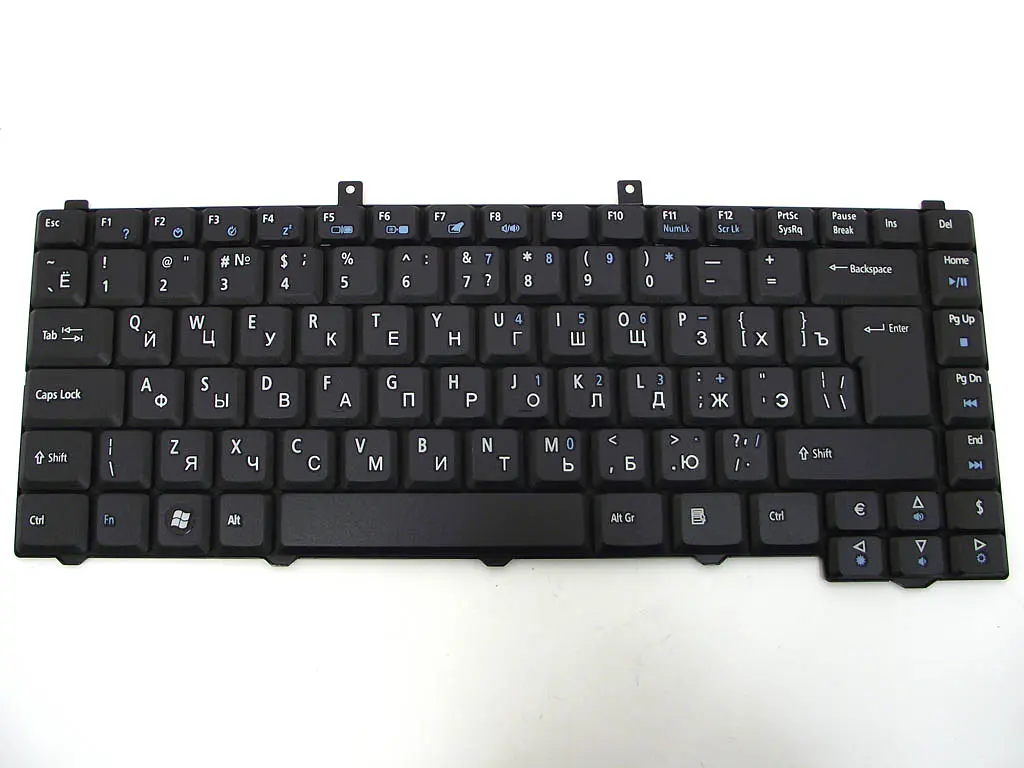 Клавіатура для ACER Aspire 5100, 3100, 3600, 3690, 5030, 5610, 5630, 5110, 5650, 3650 (RU Black). Оригінал. - фото 3