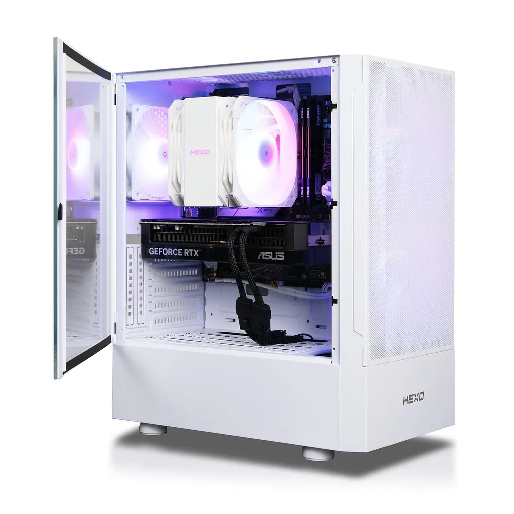 Комп'ютер HEXO Gaming Mainstream Pro (HGMP-7700N5070-32S1TWH) White / AMD Ryzen 7 7700 (3.8-5.3), 8 ядер / NVIDIA GeForce RTX 5070 / 32 ГБ (DDR5) / 1024 ГБ (SSD) - фото 3