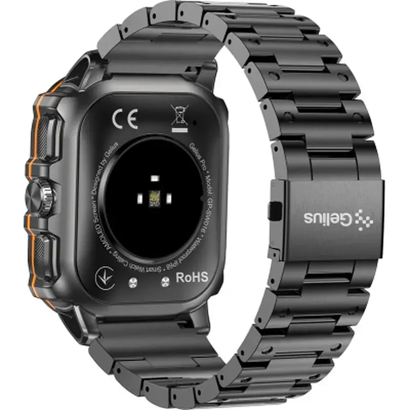 Смарт-годинник Gelius Tactical Heavy (GP-SW016) Black Chrome (2099901019097) - фото 4