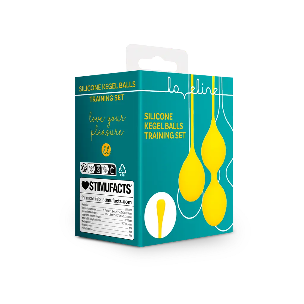 Набір вагінальних кульок Loveline Silicone Kegel Balls Training Set - фото 8