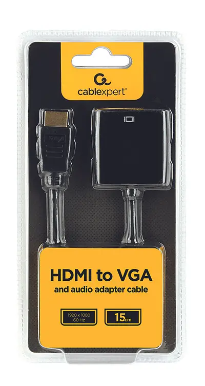 Адаптер Cablexpert HDMI to VGA + 3.5 mm (A-HDMI-VGA-03) - фото 4