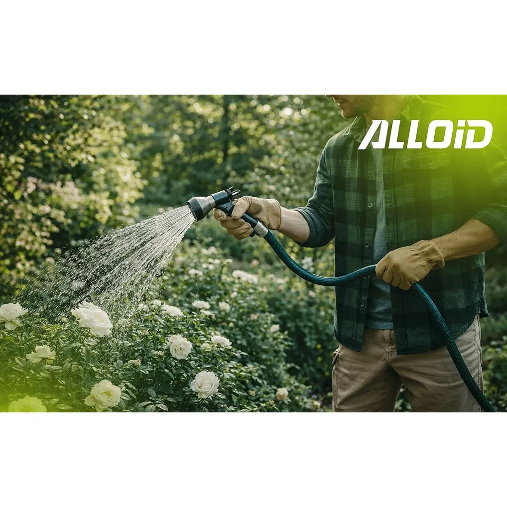Шланг армований 3-х шаровий Alloid Building Tools Emerald Dragonfly 1/2" 50 м (WH-63306) - фото 9