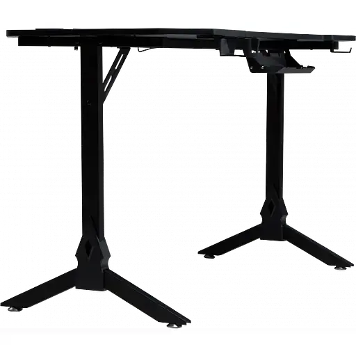 Геймерский компьютерный стол GT Racer T-1211, 120x60x73 Black (T-1211 (120x60x73) Black) - фото 5