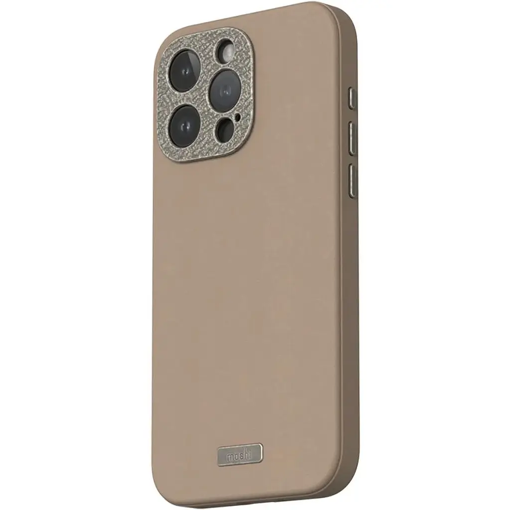 Чохол-накладка Moshi Napa Slim Hardshell Case Woodsmoke Brown для iPhone 15 Pro (99MO231107) - фото 2