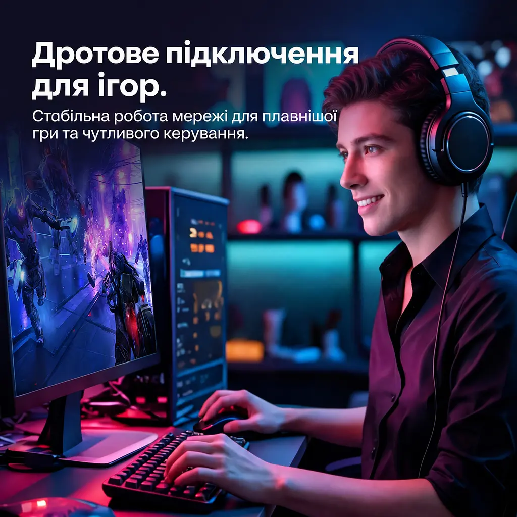 Патч-корд Ethernet Cat7 SFTP Vention 5 м LAN-кабель RJ45 8P8C на обох кінцях до 10 Гбіт/с фольговане екранування кожної пари та загальний фольгований екран гнучка оболонка з ПВХ чорний (ICHBJ) - фото 8