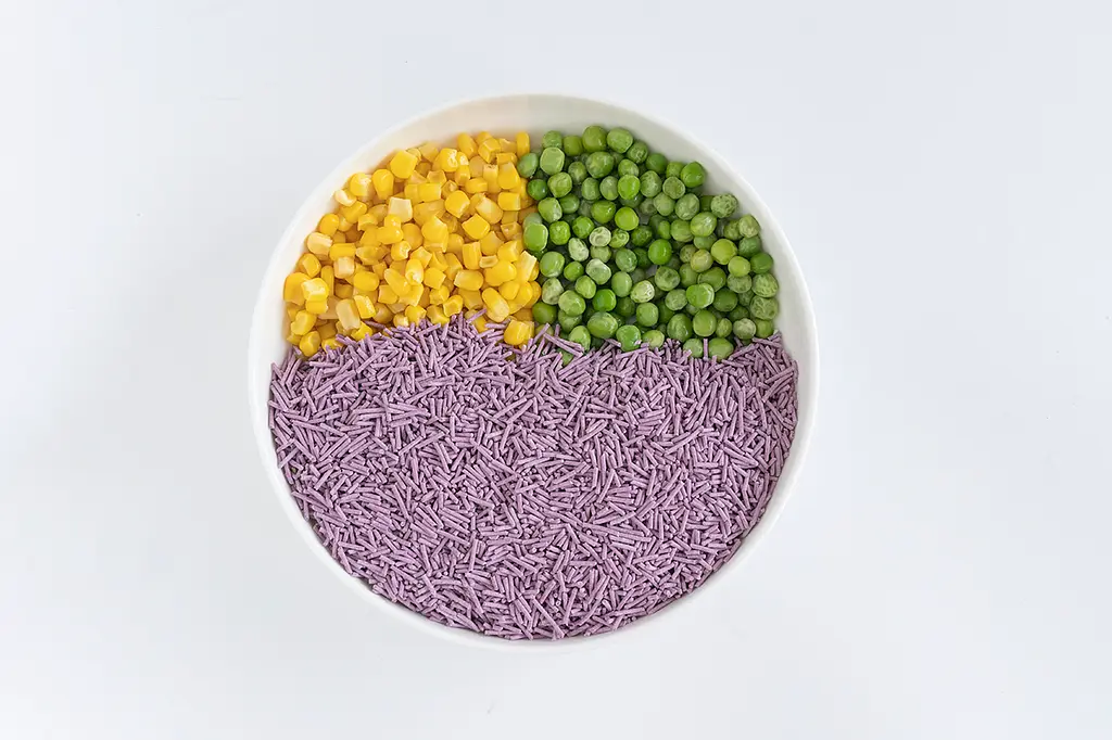 Біорозкладний наповнювач для котячих туалетів UniQ PETS Cat Litter Tofu Lavender 5 кг - фото 3