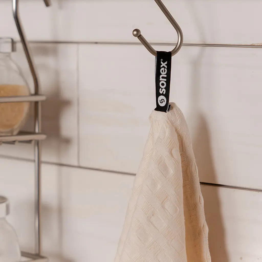 Набор вафельных полотенец для кухни Sonex Cleo 40х60 см, 2 шт. бежевый (SO102553) - фото 3