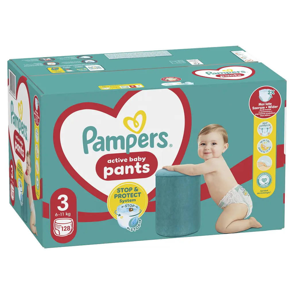 Підгузки Pampers Pants Midi Розмір 3 (6-11 кг) 128 шт. (8006540069417) - фото 2