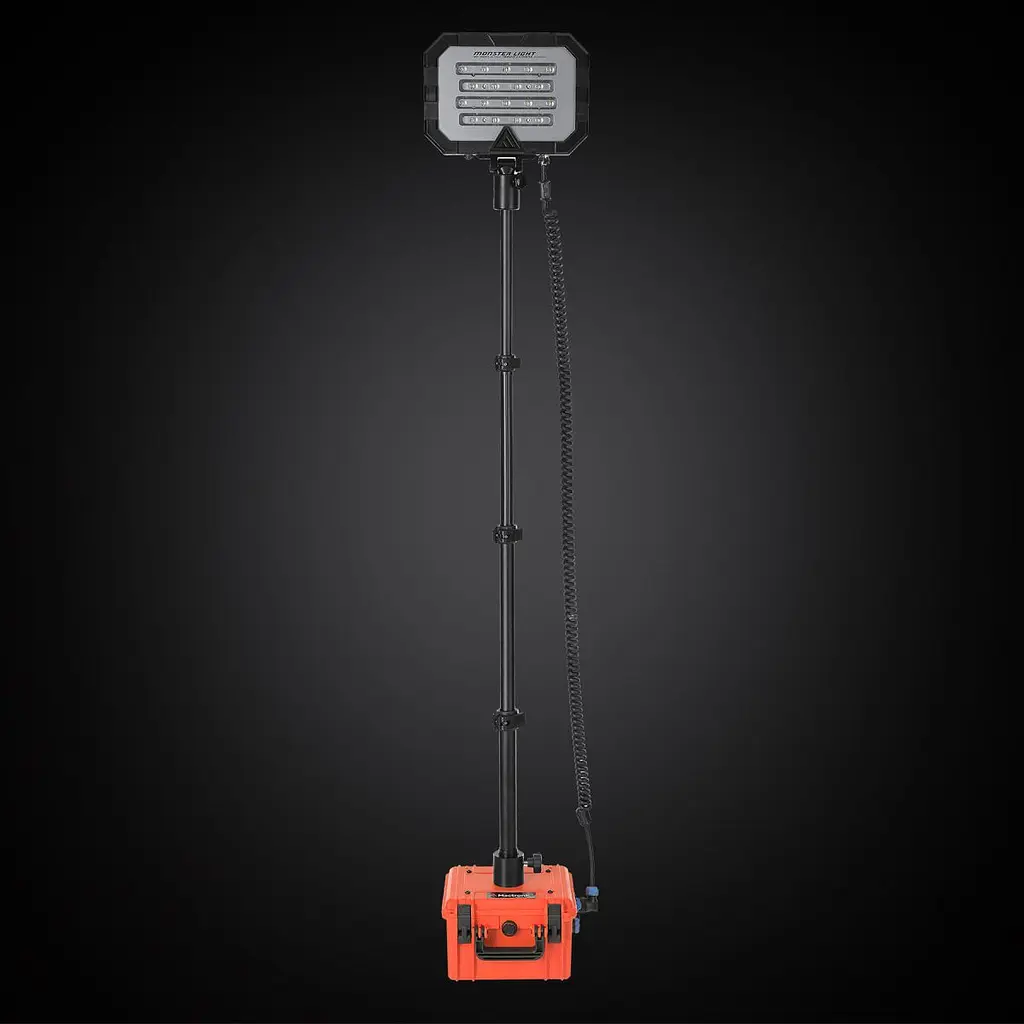 Прожектор професійний Mactronic Monster Light Mini Rescue (18 000 Lm) Recharge (PFL0151-E-ORANGE) - фото 3