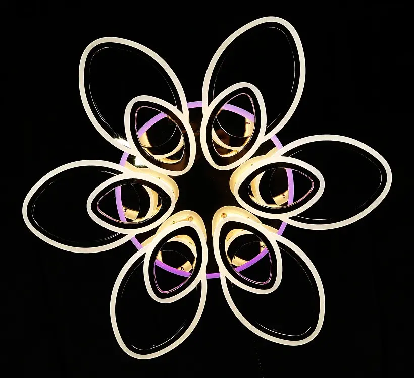 LED люстра світильник з пультом і підсвічуванням Splendid-Ray 30-3979-69 - фото 8
