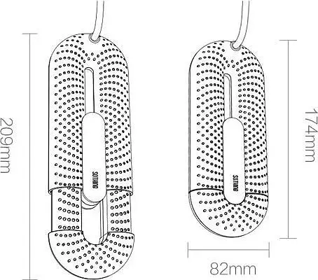 Сушарка для взуття Sothing Stretchable Shoe Dryer DSHJ-S-2111 With Timer White [79350] - фото 8