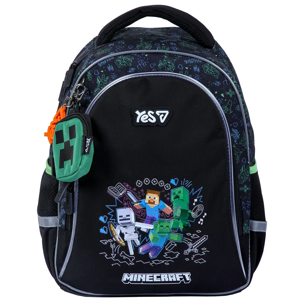 Рюкзак шкільний ортопедичний Yes Minecraft Game LED S-115M - фото 2