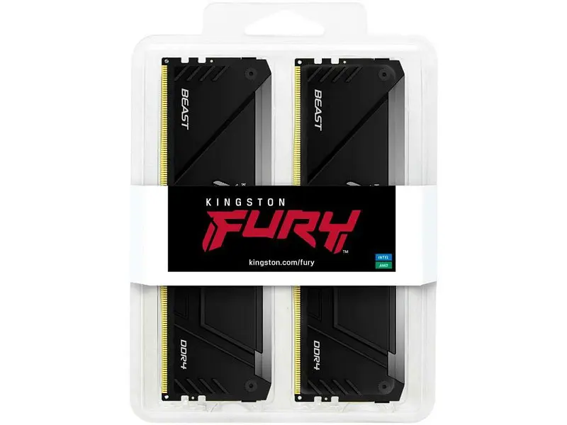 Модуль пам'яті Kingston FURY 32 GB (2x16GB) DDR4 3600 MHz Beast RGB Black (KF436C18BB2AK2/32) - фото 5