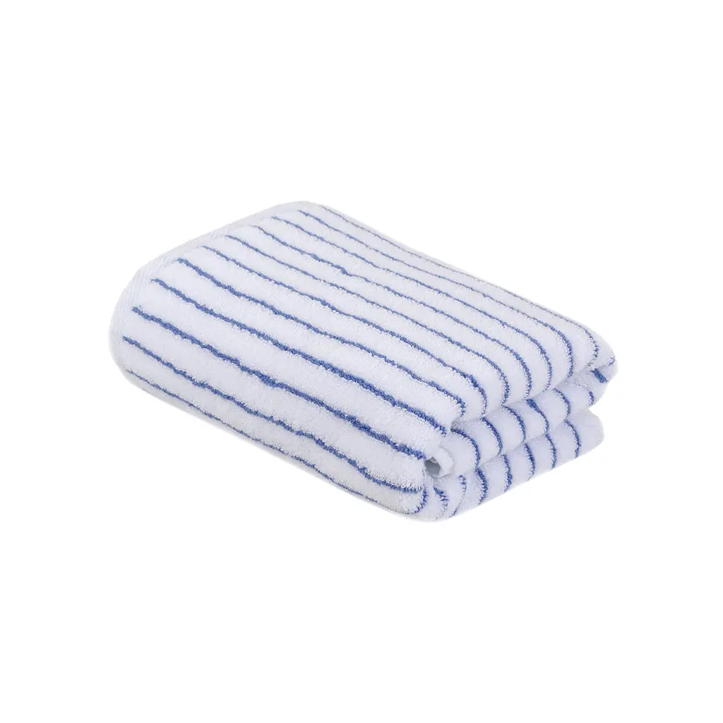 Рушник Lotus Home Готель Premium - Microcotton Stripe White-Blue 50x90 550 г/м² - фото 2