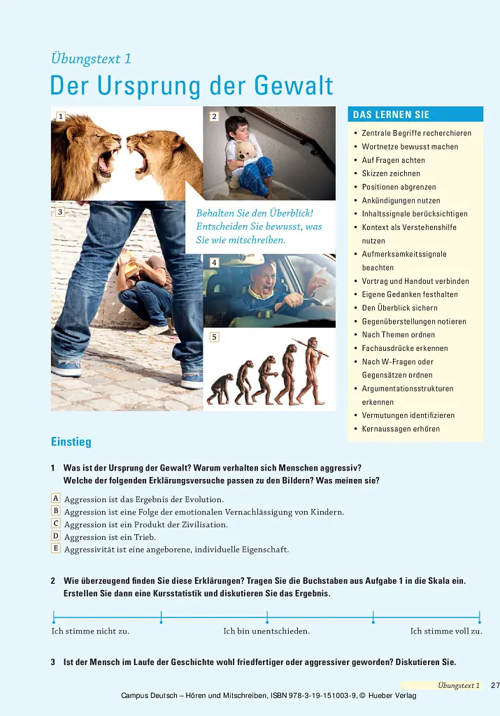 Campus Deutsch. Hören und Mitschreiben mit Audio-CD - фото 2