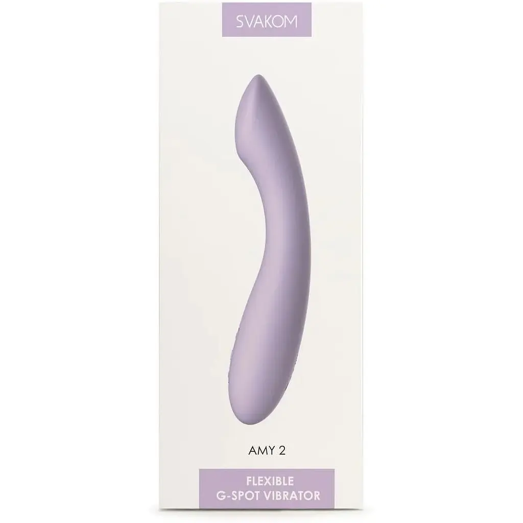Вібратор для точки G Svakom Amy 2 Pastel Lilac - фото 8