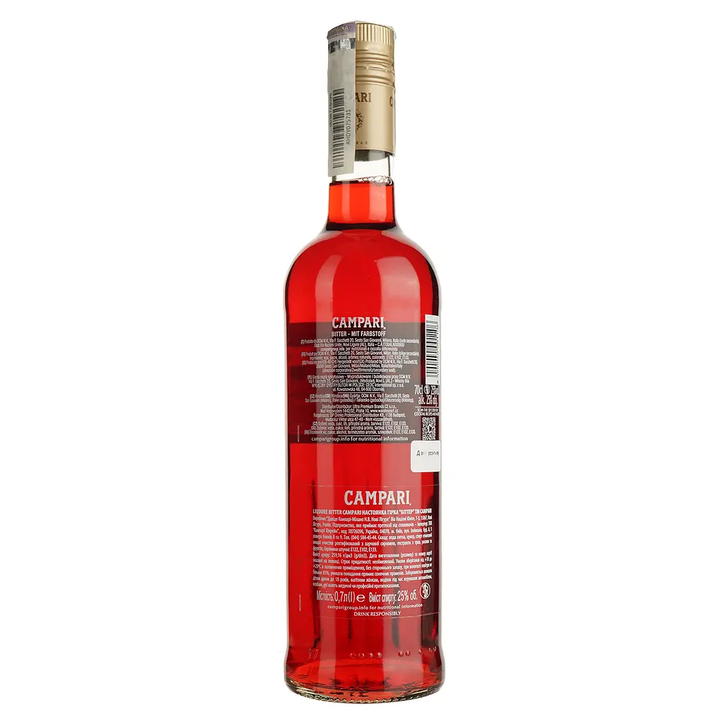 Уцінка. Подарунковий набір Campari Spritz: настоянка Campari 25% 0.7 л + Вино ігристе Cinzano To Spritz біле сухе 0.75 л  - фото 8