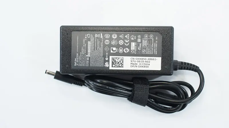 Блок живлення для ноутбука Dell 19.5V, 3.34A, 65W, 4.5x3.0-PIN, black (без кабеля !) - фото 4
