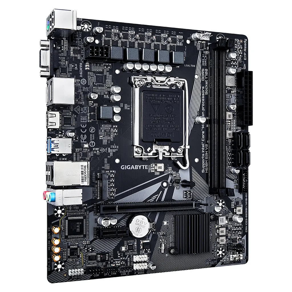 Материнська плата GIGABYTE H610M S2H V2 - фото 2