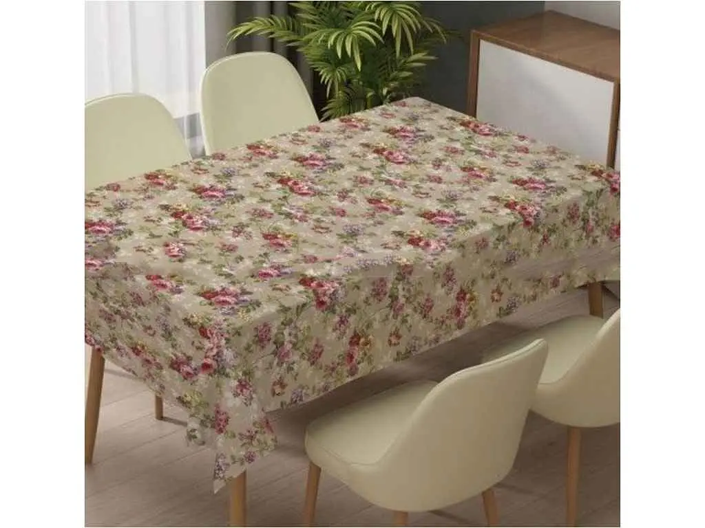 Скатертина DARIANA ПВХ на тканевій основі Прованс RW195-R1198-2RW 1,37*1м