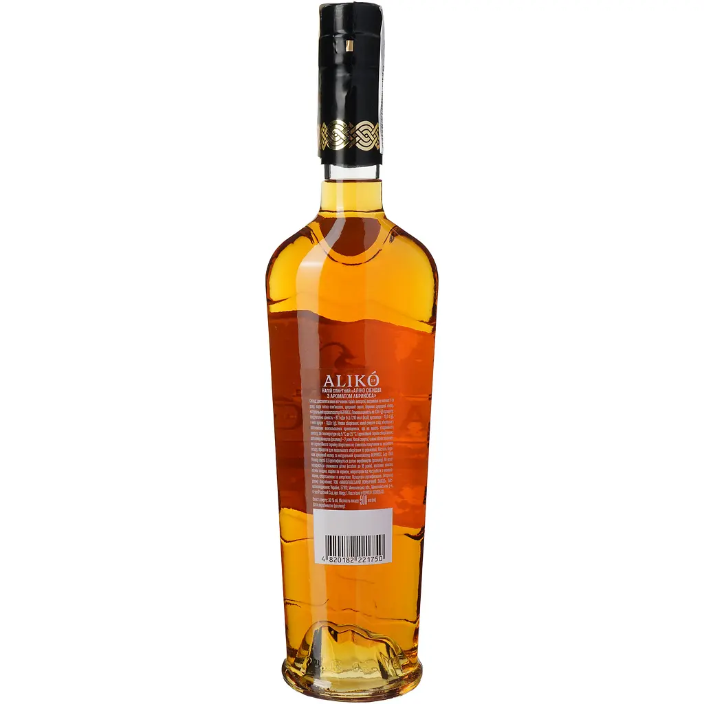 Напій алкогольний міцний Aliko Apricot 30% 0.5 л - фото 4