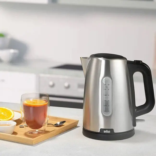 Электрочайник Braun WK 1500 BK 1.7 л нержавеющая сталь/черный - фото 5