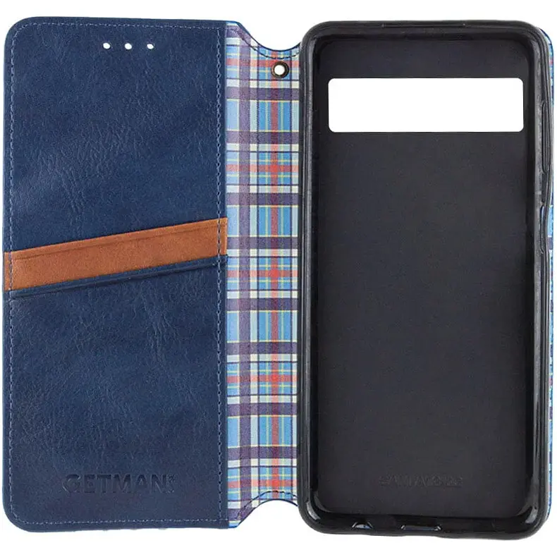 Чехол-книжка GETMAN Cubic Cover Case для Google Pixel 6 Pro Blue [95297] - фото 2