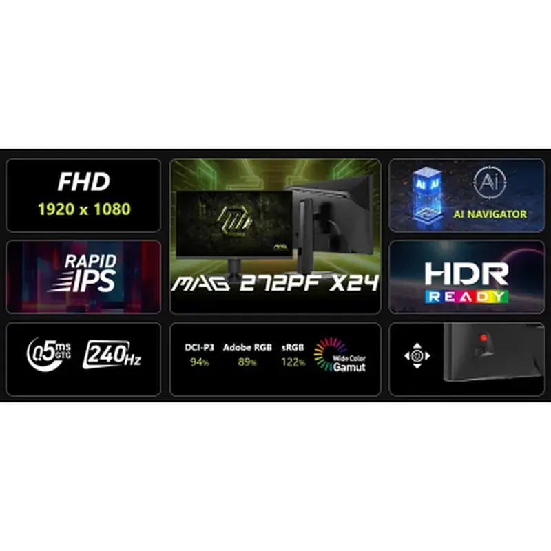 Монітор MSI MAG 272PF-X24 - фото 8