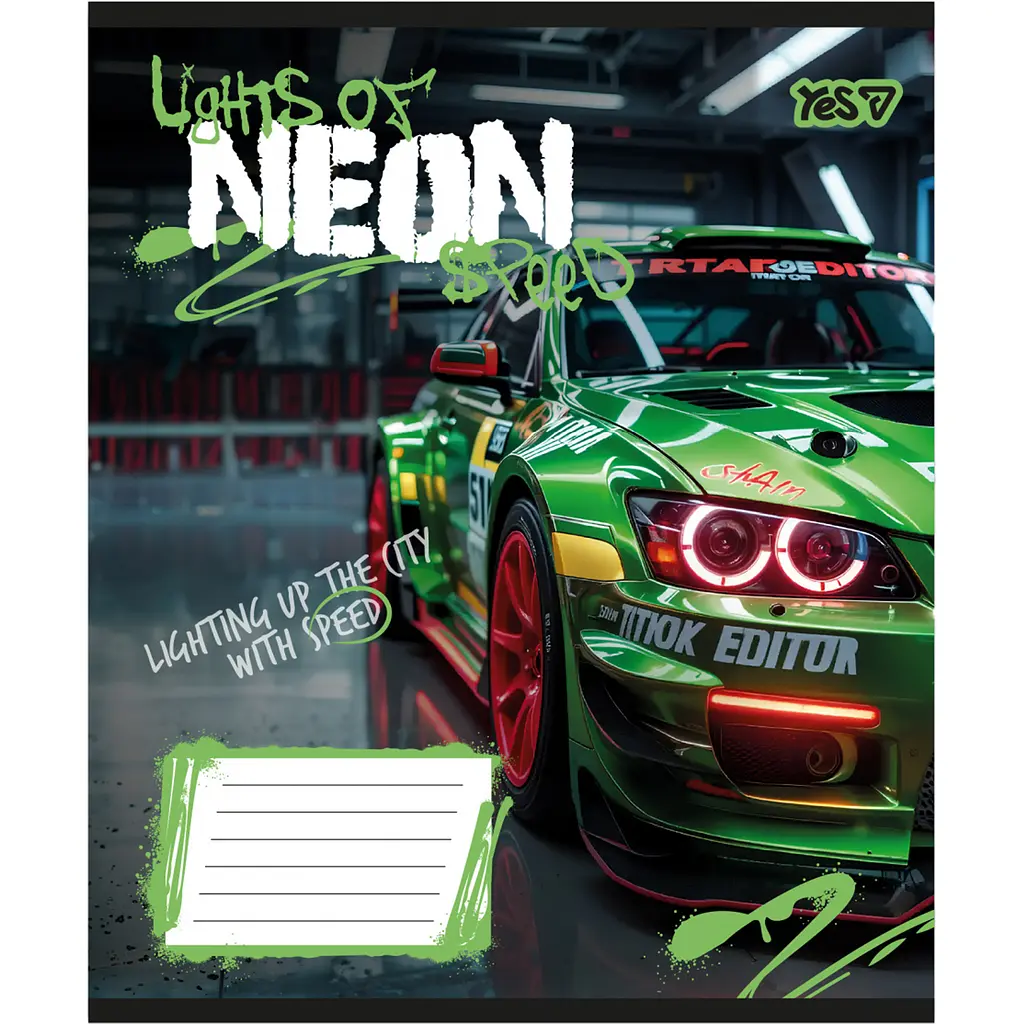 Набір зошитів Yes Neon 18 аркушів у лінію 25 шт. (768811) - фото 2