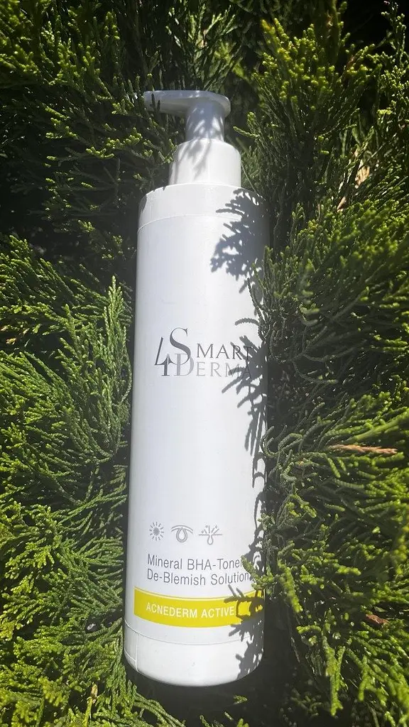 Себорегулюючий тонер для обличчя, Smart4Derma Acne Derm Active мінеральний, 250 мл