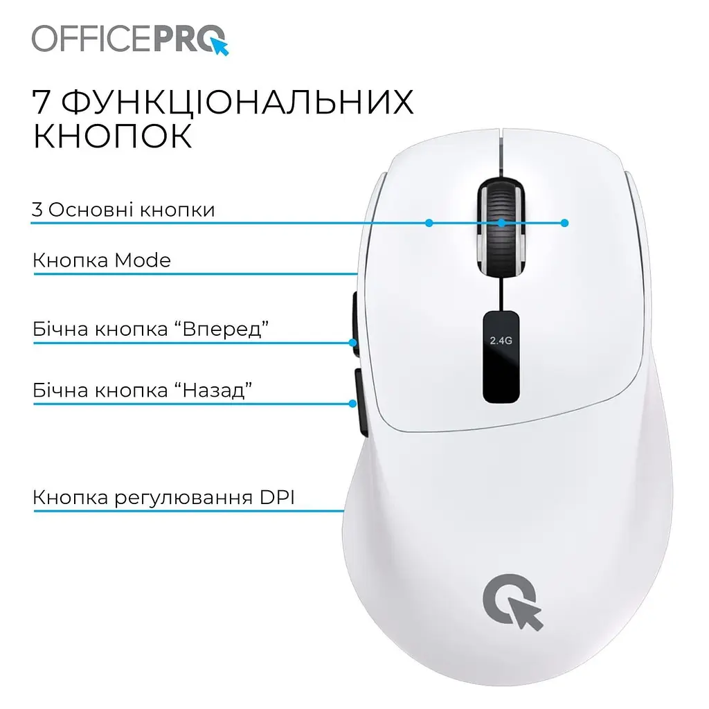 Мышь OfficePro M398W (M398W) - фото 10