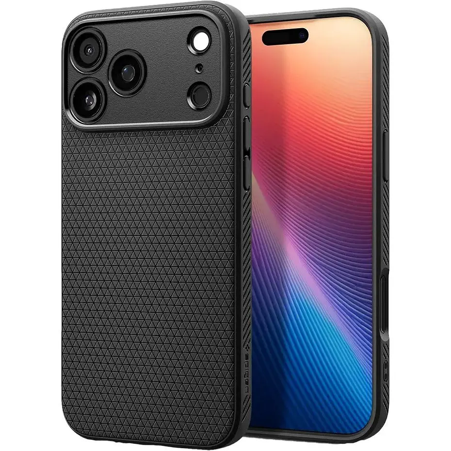 Чохол Spigen Liquid Air Case для Apple iPhone 17 Pro Max Matte Black (ACS10265) [149381] - фото 2