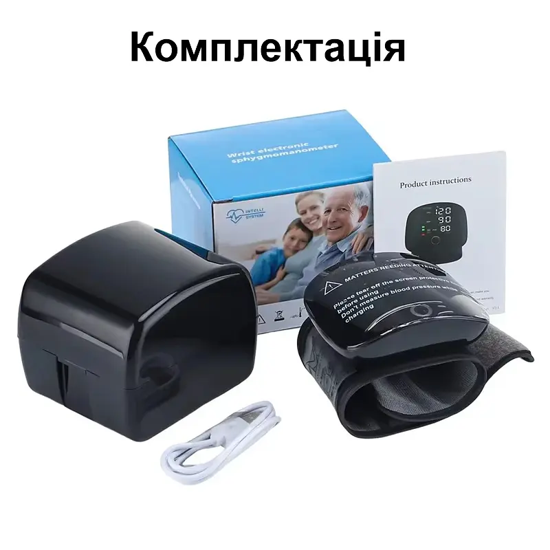 Тонометр на запястье автоматический с измерением пульса и голосовым озвучиванием Intelli System WEB306 (101140) - фото 6