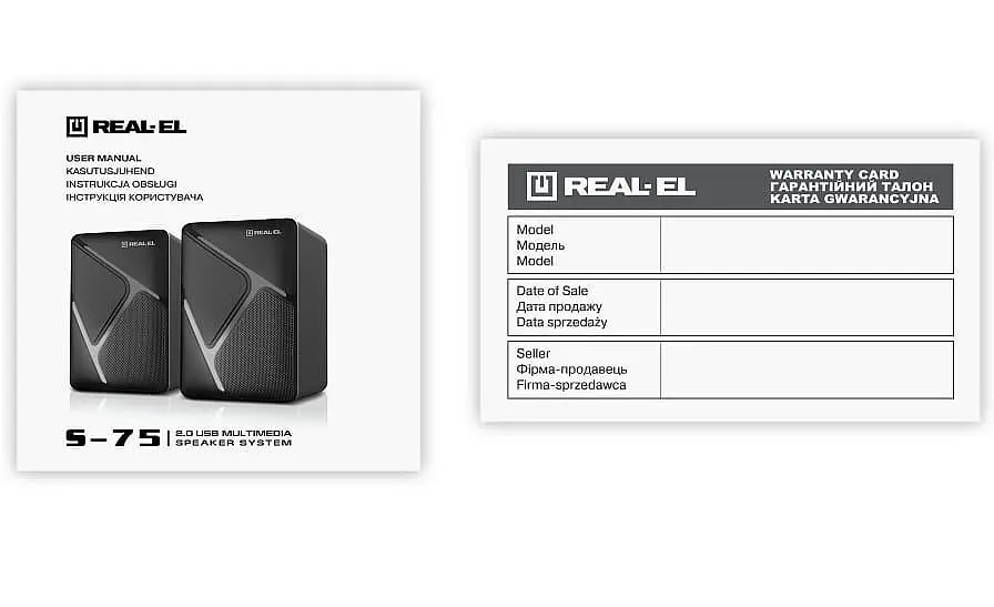 Акустическая система Real-EL 2.0 S-75 Black (EL121100015) - фото 5