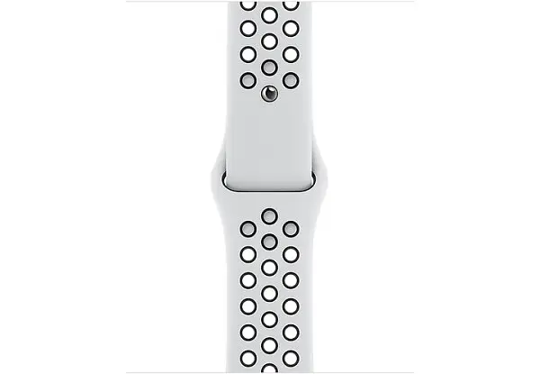Смарт-часы Apple Watch Nike Series 6 GPS 40mm Silver Aluminum Case with Pure Platinum/Black Nike Sport Band [M00T3] [50994] - фото 3