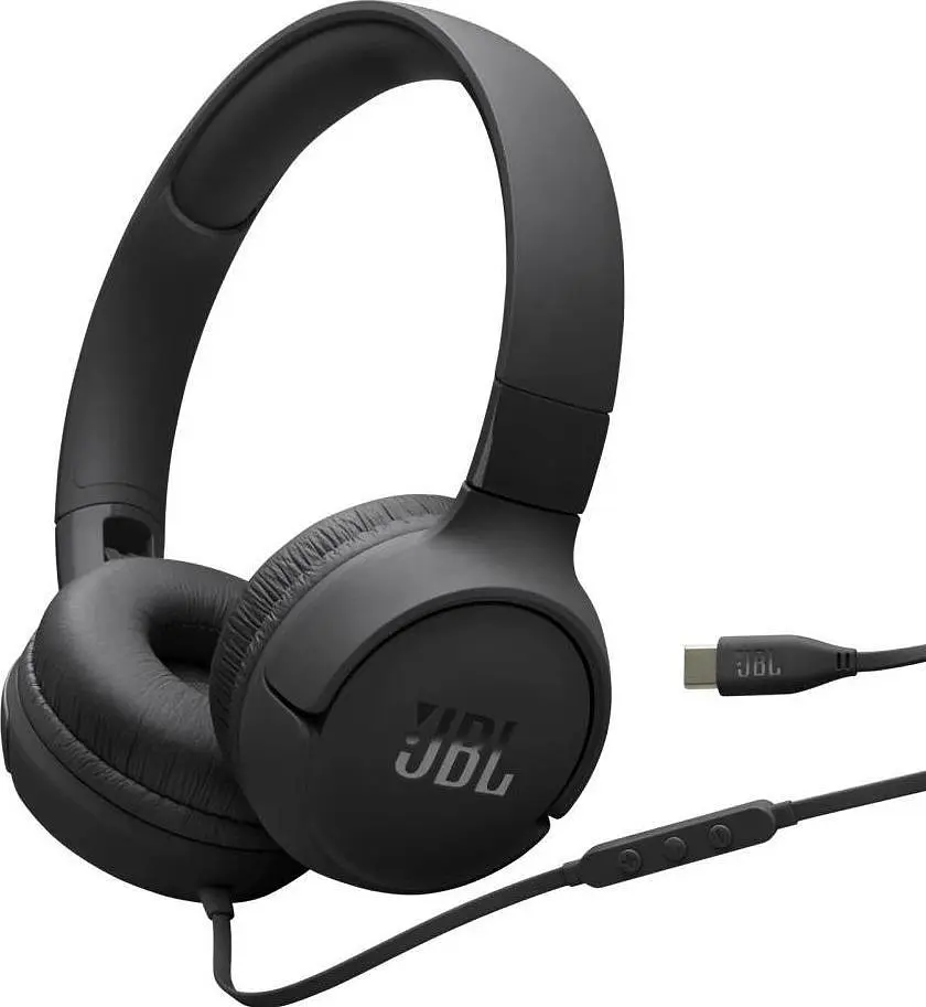 Навушники JBL Tune 520C USB-C чорні (JBLT520CBLK)