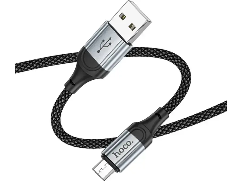 Кабель Hoco X102 USB Type-A to Micro USB 1m Black (6942007608763) - фото 2