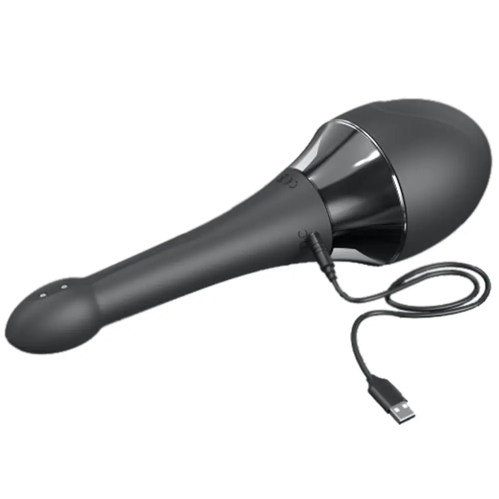 Автоматичний анальний душ з вібрацією Dorcel Douche Mate Pro 200 мл (чорний) - фото 2