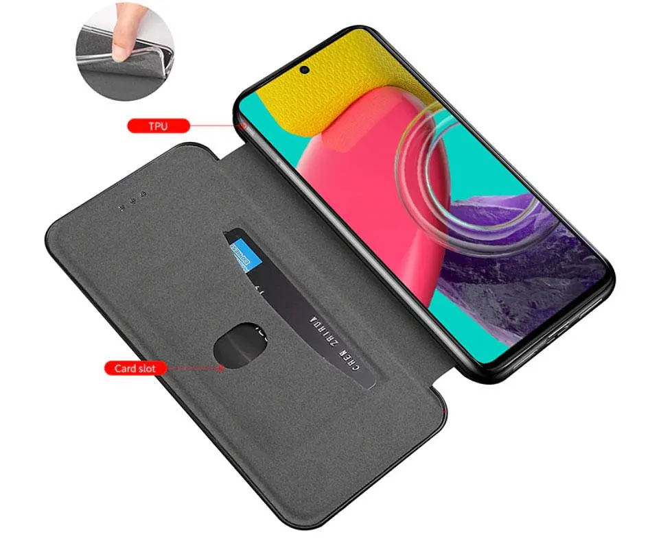 Чохол-книжка Primolux Besus для телефону Samsung Galaxy M53 (SMM536) Black - фото 4