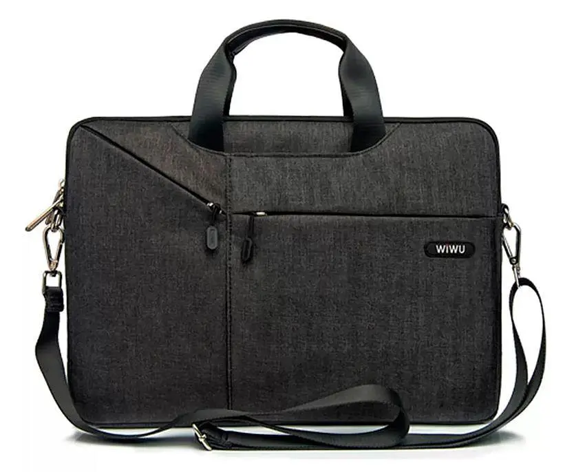 Сумка Wiwu City Commuter Bag для ноутбуков 13-14 дюймов черный - фото 4